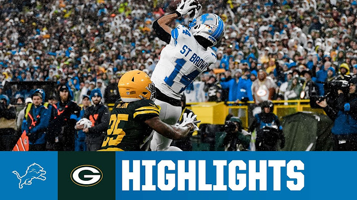Detroit earns GRITTY divisional win on the road in Green Bay | Lions at Packers Week 9 Highlights