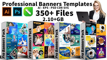 Professional Banners Design Templates In PSD AI EPS SVG And CDR Files |Sheri Sk| Banners Design 2023