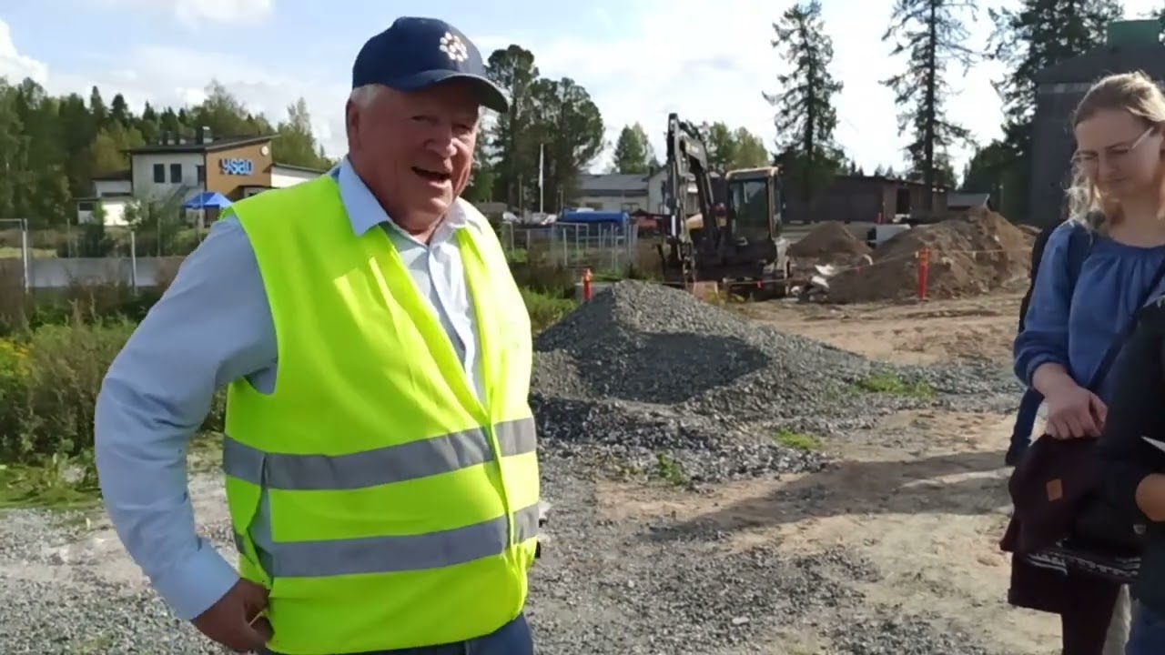 Soilcaren biohiilen pyrolyysilaitos Peltoniemessä esittelyssä