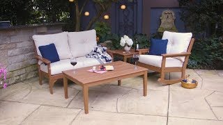 POLYWOOD® Vineyard 4-Piece Deep Seating Rocking Chair Set - PWS397-2