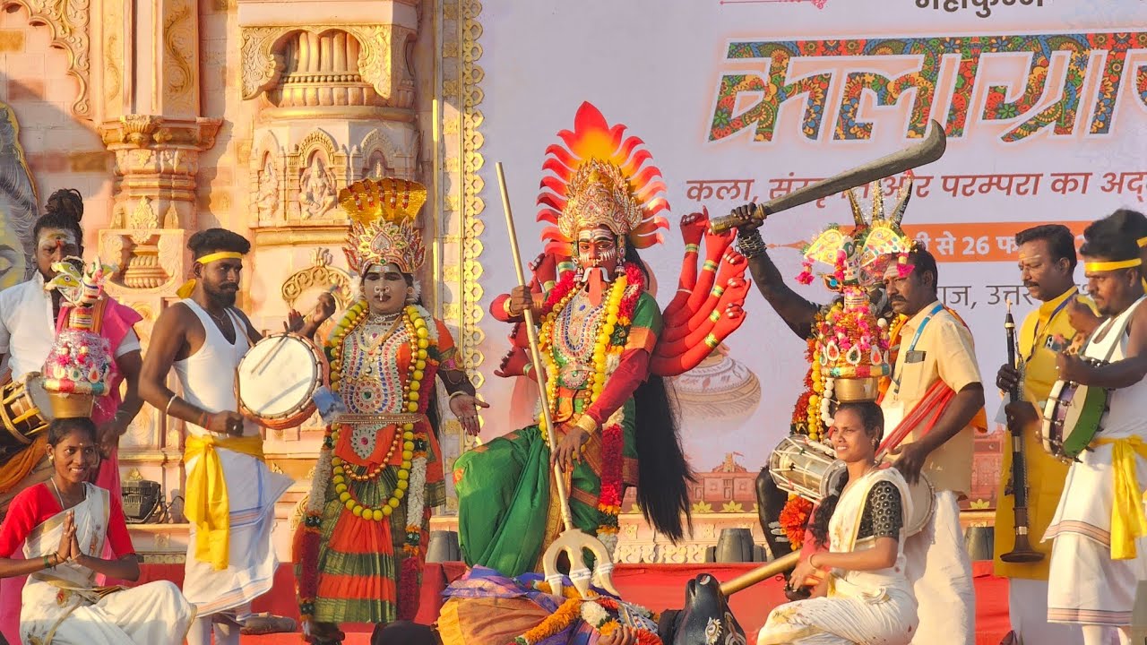 Mahbob Kalagram Most Viral Place In Mahakumbh Kalagram | Kalagram Sanskritik Program ...