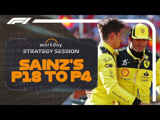 Sainz's P18 To P4 | Workday Strategy Session | 2022 Italian Grand Prix