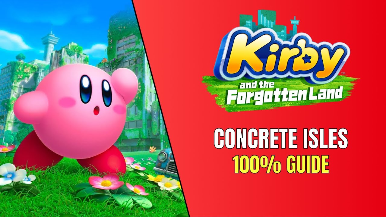 Kirby and The Land Concrete Isles 100 Guide All Waddle Dee