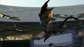 Elder Dragon enters the stadium - Worlds 2017 Grand Final Opening Ceremony