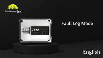 CRC-5022 : Cold Room Panel (Positive Temperature) - Fault Log  mode