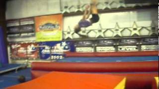 My First attempt at the whip pass on the tramp..