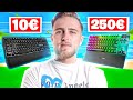 Je test un clavier a 200 vs clavier a 10 la diffrence de fou