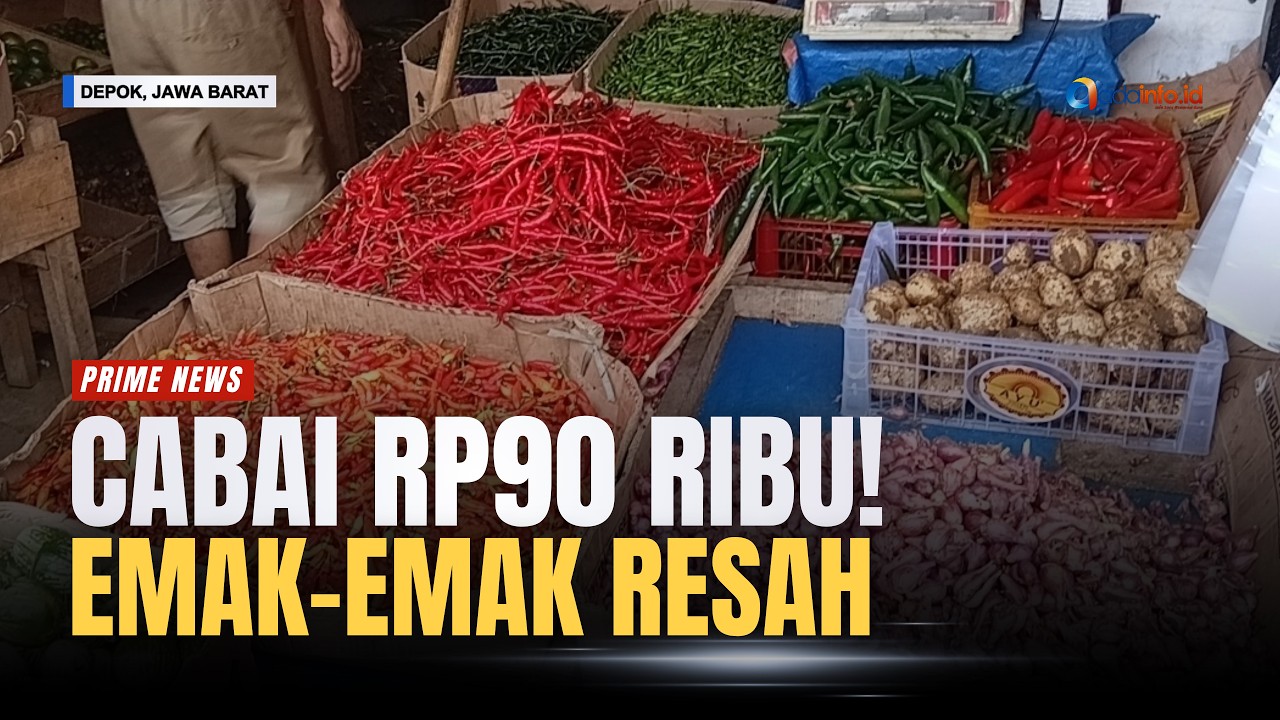 Harga Cabai Tembus Rp90 Ribu di Depok, Emak-emak Mulai Resah Belanja Dapur