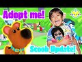 Ryan babysits Scooby and Daddy on Adopt Me Roblox! Unlocked flying Scooby mission