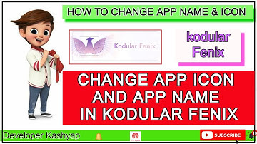 How to Change App name And app Icon in kodular finix . 2021-22