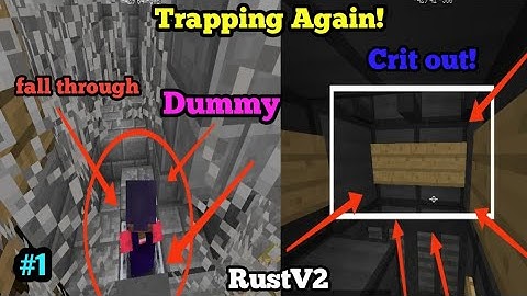 IM BACK TO TRAPPING BUT IN V2!! and more ft.A9kn (Minecraft) (RustV2) (PvP)