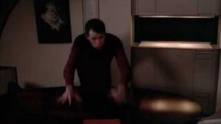 Commander Riker's amazing moves and kick