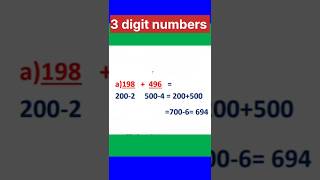 Addition using subtraction- Subtraction using addition-Subtraction without Borrow-vedic maths