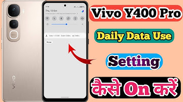 Vivo Y400 Pro 5g Daily Data Use And Data Speed Kaise On Kare // How To Data Use In Vivo Y400 Pro 5g