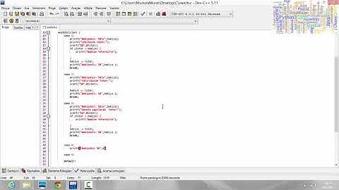 C Programlama Dersleri 13   Switch  Case Kullanımı HD, 720p