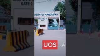 University Of Sargodha Outside Beautiful View. Uos