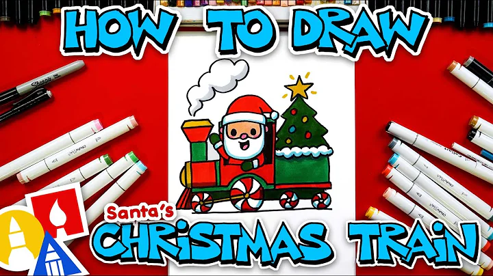 How To Draw Santa’s Christmas Train
