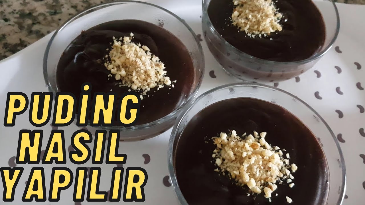 EV YAPIMI KAKAOLU NEFİS PUDİNG NASIL YAPILIR ? PRATİK PUDİNG TARİFİ ! PUDİNGLİ TATLILAR !