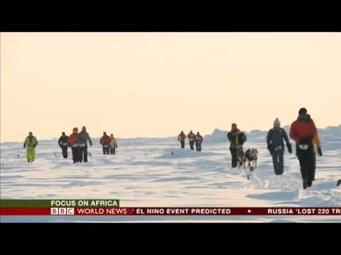 North Pole Marathon BBC World News 2015