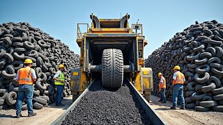 Inside the Modern Car Tire Factory – The Incredible Way They Are Made