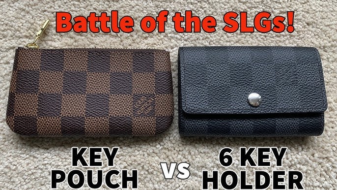 LOUIS VUITTON 6 RING KEY HOLDER VS KEY POUCH, COMPARISON, REVIEW, WEAR &  TEAR