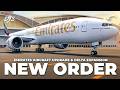 New order emirates aircraft upgrade  delta expansion