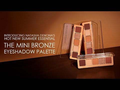 Introducing ND's New MINI BRONZE EYESHADOW PALETTE | Natasha Denona Makeup