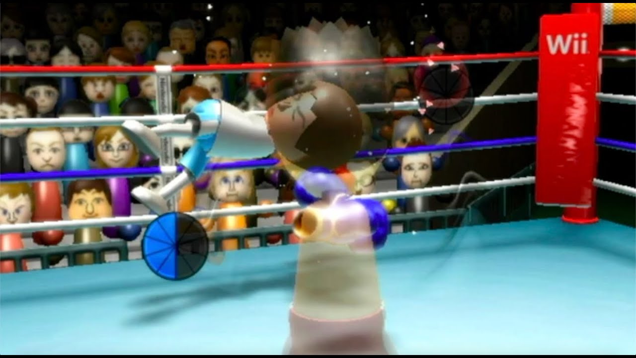 I play Wii Sports Boxing as myself and never lose despite