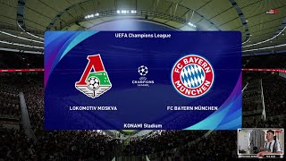 PES 2021-Bayern Munich vs lokomotiv moscow | UEFA Champions League UCL | Prediction Gameplay PC