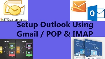How to Setup Outlook(POP/IMAP) Using gmail | MS Office 7