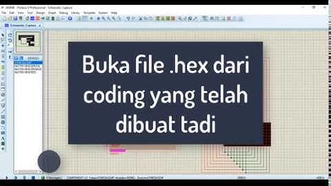 Animasi dengan dot Matriks 8x8 dan atmega 324p (Proteus)