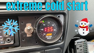 Sub Zero Cold Start. Standalone ECU tune. AEM Series 2 EMS. Honda with tune challenges.