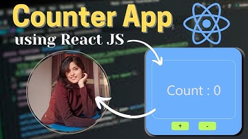 How to Create a Counter App in React JS using useState Hook | Mini Project For Beginners | 2024