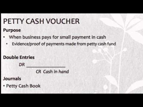 Petty Cash Voucher Youtube