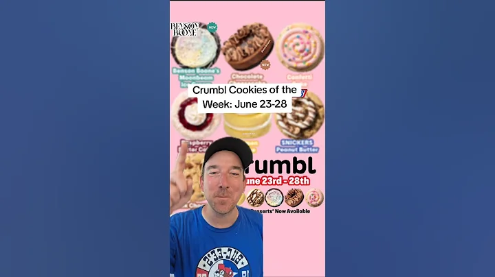 Crumbl Cookies of the Week: June 23-28 with Benson Boone, New Cheesecake & More #crumbl #Cookies
