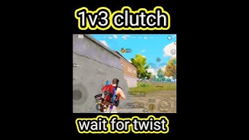 wait for twist 1v3 clutch in BGMI #pubg #bgmi #shorts #viral