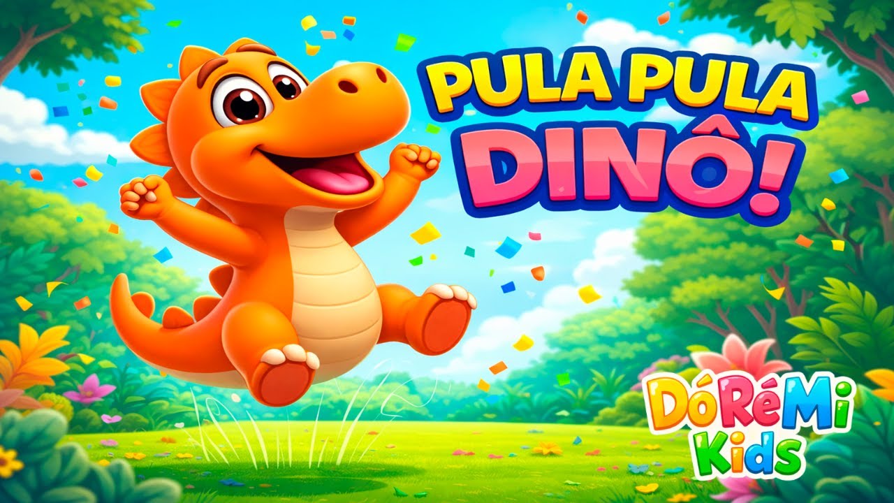 Pula Pula Dinô! Música Infantil Divertida Para Pular e Brincar