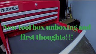 Harbor Freight Tool Box Unboxing and First Thoughts