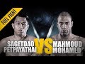 One full fight  sagetdao petpayathai vs mahmoud mohamed  devastating elbows  september 2017