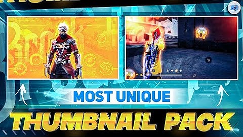 Most Unique Thumbnails Packs Free Fire | free To Use In Your Thumbnail | Bakardi Graphix