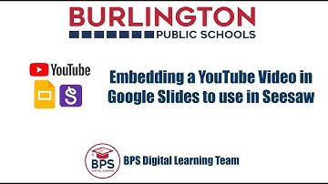 YouTube to Slides to Seesaw