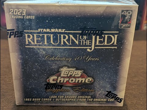 In a Galaxy Far Far Away, The Pandas Must Open Topps Sapphire Return of the Jedi or the Empire Wins.