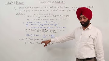 ICSE l CLASS 11 l MATH  APPROXIMATION  Tangent and Normals I Important Question l L15
