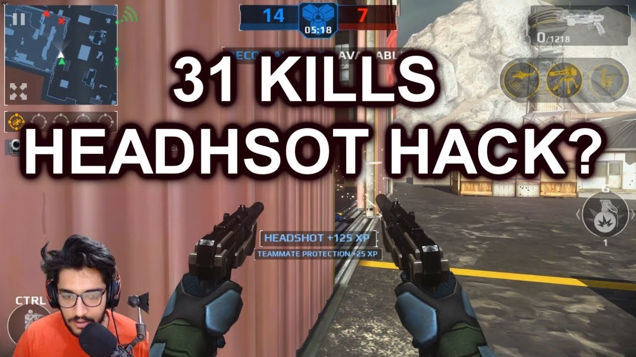 Modern Combat 5 - HEADSHOT HACK?!? - LIVE!#185 - 