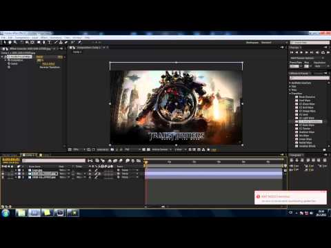 CZTUTORIÁL – After Effects 079 – Efekty Transition