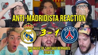 ANTI-MADRIDISTAS & BARCA FANS REACTION TO REAL MADRID VS PSG (PART 2) | FANS CHANNEL