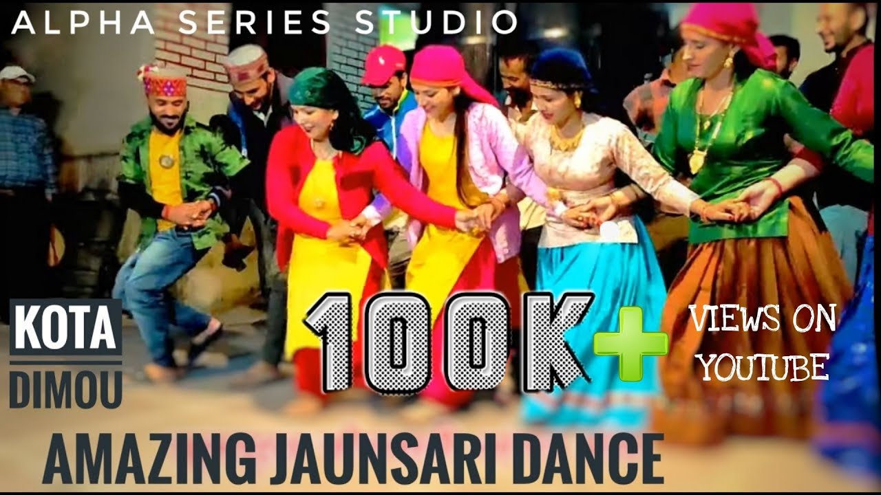 Amazing Jaunsari Dance  Competition  KOTA DIMOU  AlphaSeriesStudio   PahadiCultureRecords