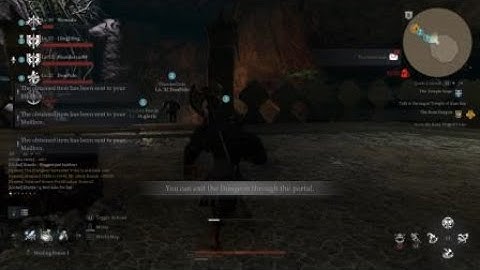 Bless Unleashed - First time playing Temple of Lies! Thunder gods