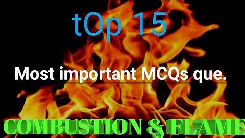 Combustion And Flame |Class 8 | Science Quiz | Important MCQs | CBSE  | ICSE | Ncert |