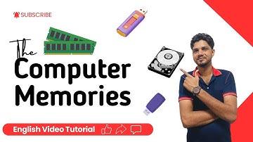 Computer Memories | RAM | Primary | Secondary | Hard disk | English video tutorial | S.N.VITHOO
